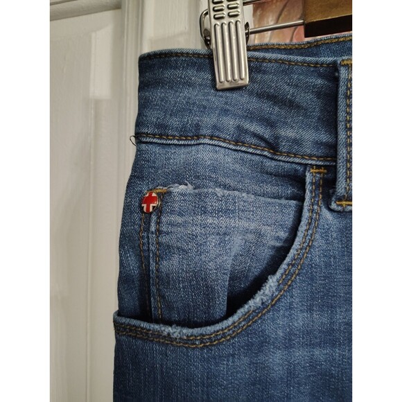 Hudson Womens Collin Flap Skinny Denim Jeans Back Flap Pockets Size 28 - Picture 2 of 9